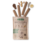 Dental Sticks – Nussknacker von Hunderunde – Verpackung mit Zutaten