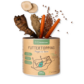 Futtertopping – Magen & Darm von Hunderunde. Dose mit Zutaten