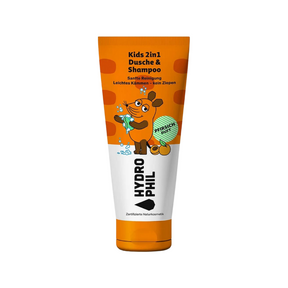 2in1 Shampoo und Dusche von Hydrophil mit der Maus