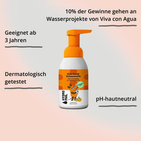Handschaumseife von Hydrophil mit der Maus mit Impact