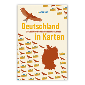 Deutschland. Die Geschichte eines interessanten Landes in Karten vom Katapult Verlag – Cover