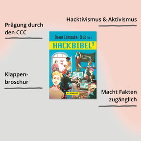 Hackbibel 3 vom Katapult Magazin und CCC – Cover mit Impact