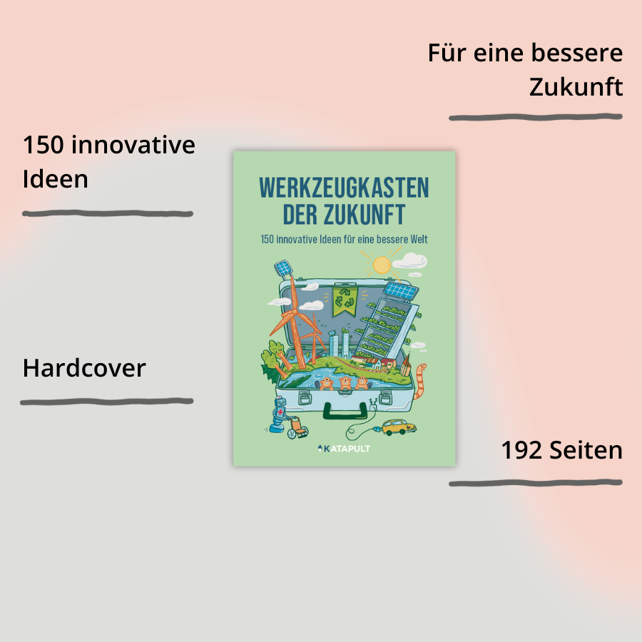Werkzeugkasten der Zukunft vom Katapult Verlag – Cover mit Impact
