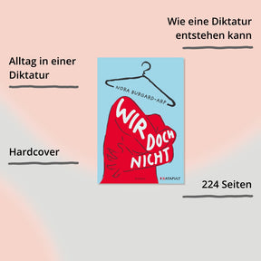 Wir doch nicht vom Katapult Verlag – Cover mit Impact