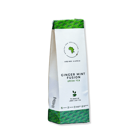 Kazi Yetu Tee Ginger Infusion 75 g loser Tee – Verpackung von vorne 