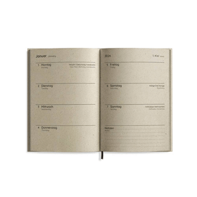 Matabooks Jahresplan Samaya 2024 "Yellow" – Januar Woche 1
