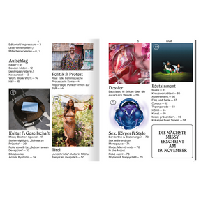 Missy Magazin 05 | 2024 Inhaltsverzeichnis