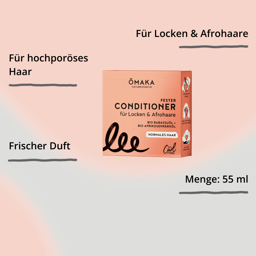 Omaka Fester Conditioner Verpackung mit Impact