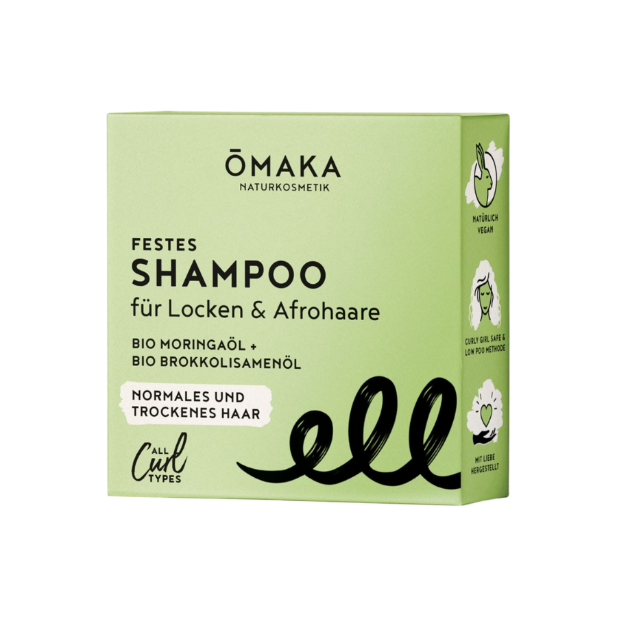 Festes Shampoo von Omaka – Verpackung 