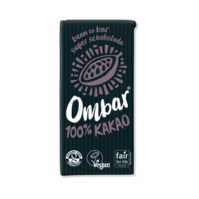 100% Kakao, vegane Schokolade von Ombar