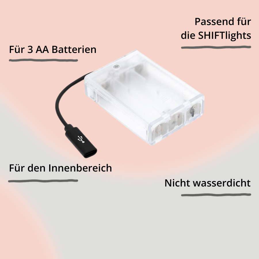 Batteriebox für SHIFTlights mit Impact