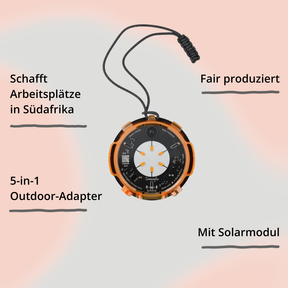 Sonnenglas Adventure Mount Mini mit Solarmodul und Impact