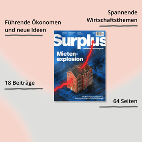 Surplus Magazin Ausgabe 10 – Mietenexplosion Cover mit Impact