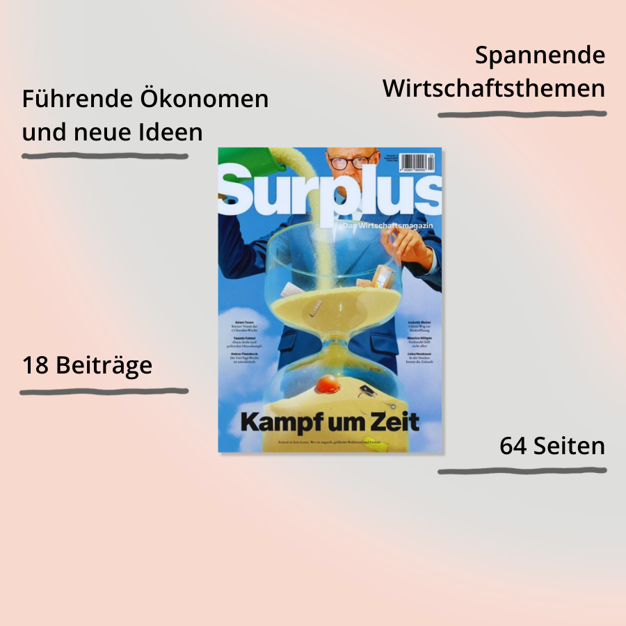 Surplus Magazin Ausgabe 4 – Kampf um Zeit. Cover mit Impact