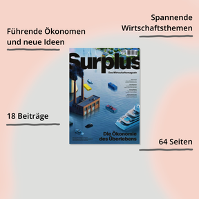 Surplus Magazin Ausgabe 5 – Die Ökonomie des Überlebens. Cover mit Impact
