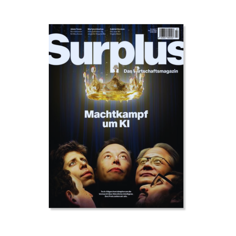 Surplus Magazin Ausgabe 7 – Machtkampf um KI – Cover