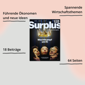 Surplus Magazin Ausgabe 7 – Machtkampf um KI – Cover mit Impact