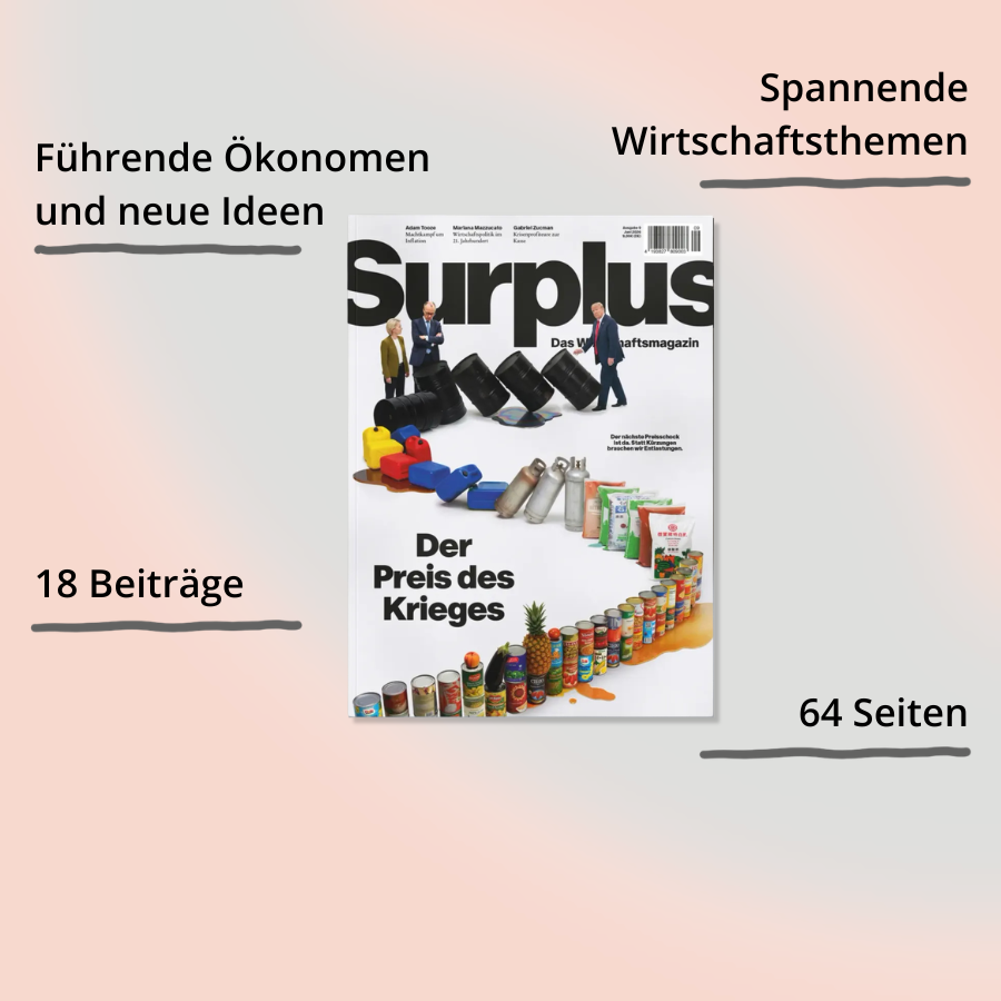 Surplus Magazin Ausgabe 9 – Der Preis des Krieges Cover mit Impact