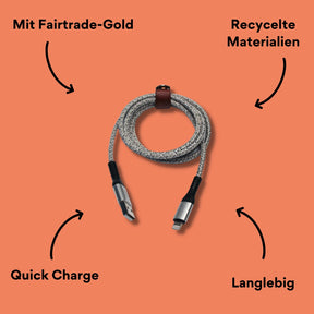 Syllucid USB Kabel A zu Lightning mit Impact