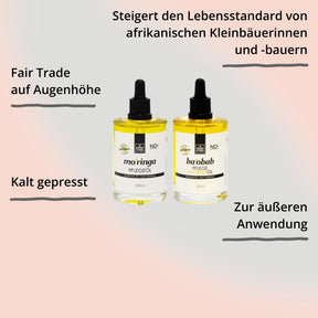 Beauty Set – Baobab und Moringaöl von The Essence of Africa mit Impact