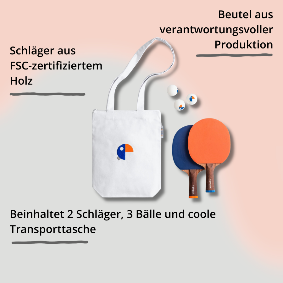 Toucan Tischtennis-Geschenkset mit Impact