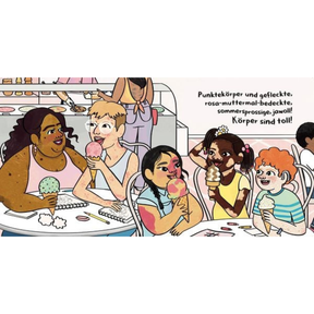 Körper sind toll vom Zuckersüß Verlag – Innenansicht: Eis essen