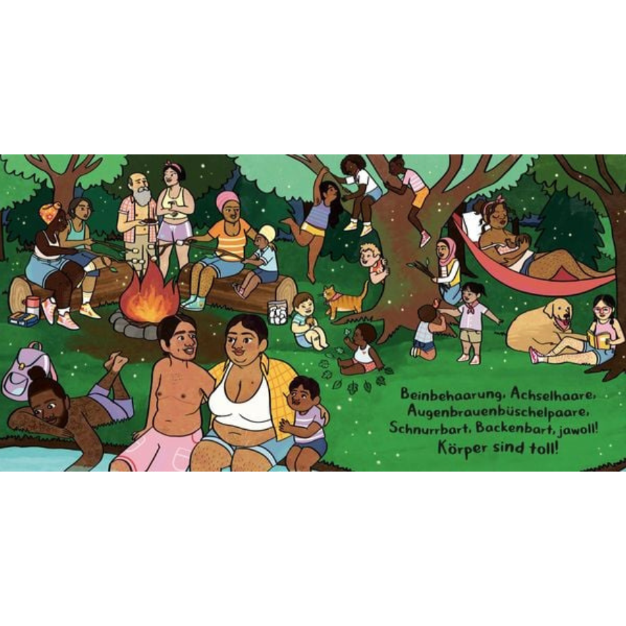 Körper sind toll vom Zuckersüß Verlag – Innenansicht: in der Natur