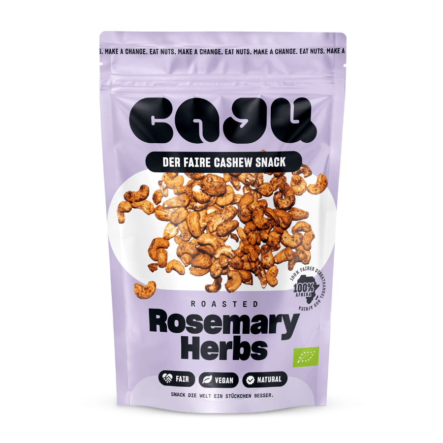 caju Cashews Rosmary Herbs – Verpackung von vorne