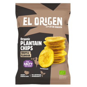 el origen Banenchips mit Trüffel-Geschmack Verpackung