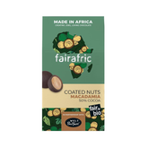 Karamellisierte Macadamia in 50% Zartbitterschokolade von fairafric