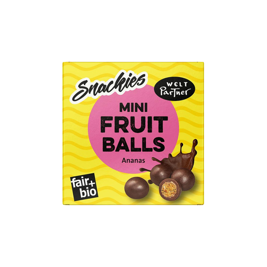 Mini Fruit Balls – Ananas von fairafric