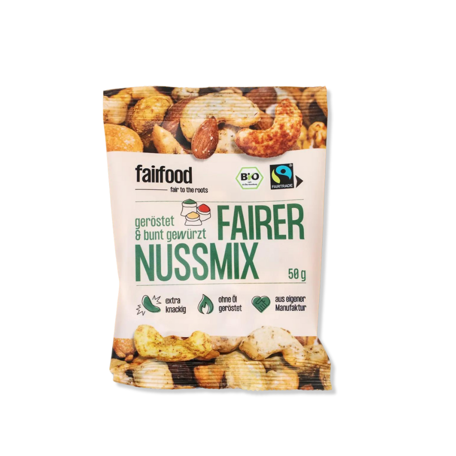 fairfood – Fairer Nussmix 50 g Tütchen 