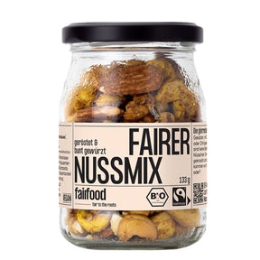 Nussmix von fairfood im Glas