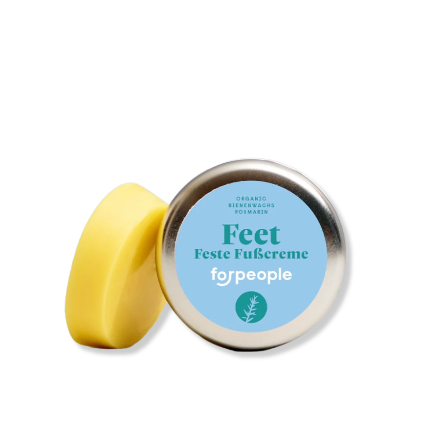 Feste Fußcreme – Rosmarin & Salbei von forpeople mit Dose
