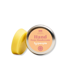 Feste Handcreme – Bergamotte (vegan) von forpeople mit Dose