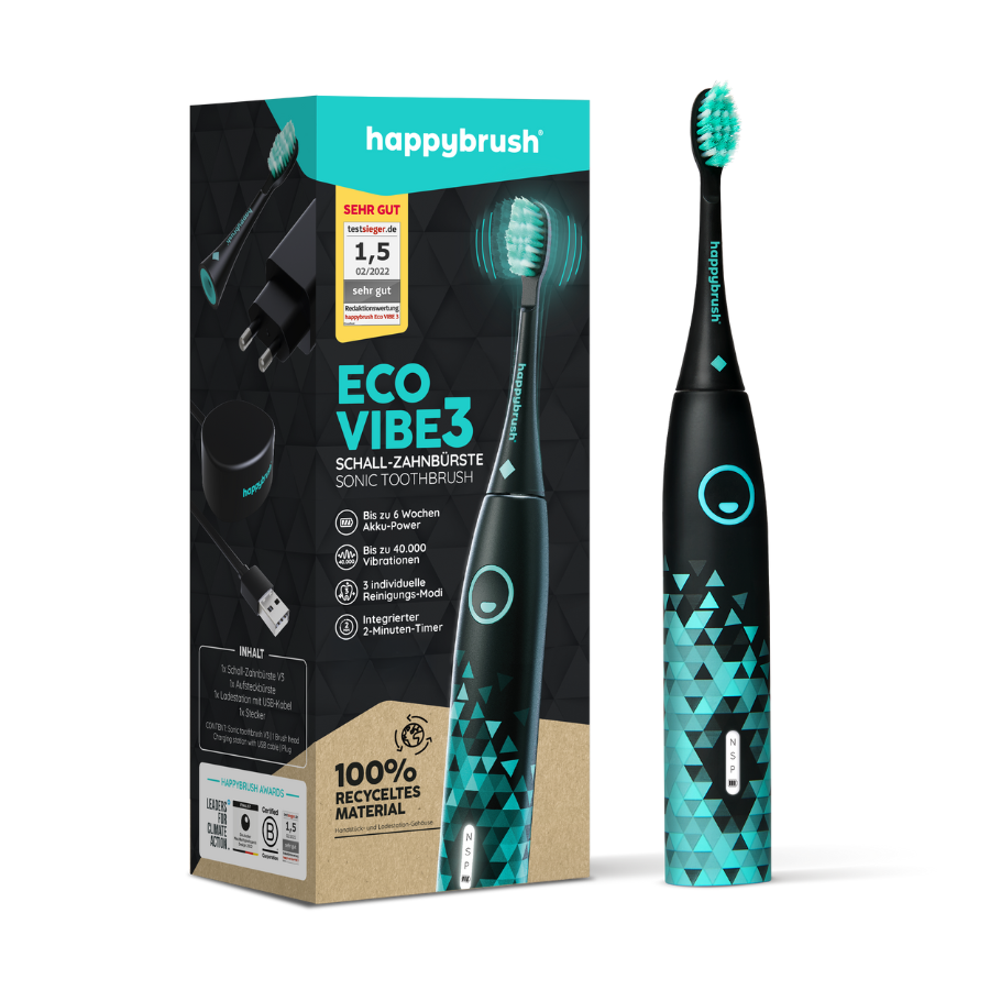 Schallzahnbuerstehappybrush-StarterKit_Eco-VIBE-3-Schwarz-900x900
