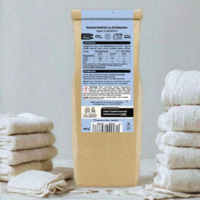 Waschmittel Pure von hello simple – Verpackung von hinten