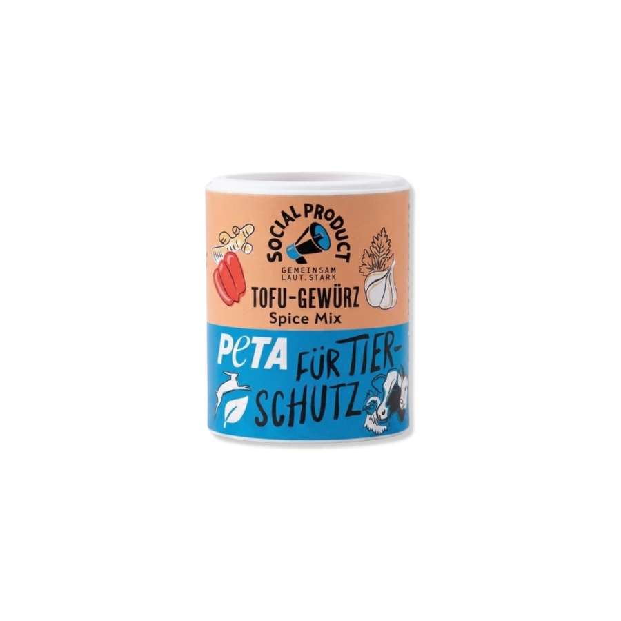 Bio-Tofu Gewürz von social product  Verpackung von vorne