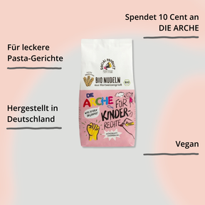 Bio Fusilli von social product – Verpackung von vorne mit Impact