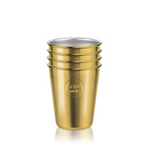 soulcup Steel Gold 4er Set von soulbopttles