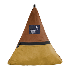 Ticket to the Moon – Reise Decke (Travel Blanket) zusammengepackt in der Farbe Sand-Copper
