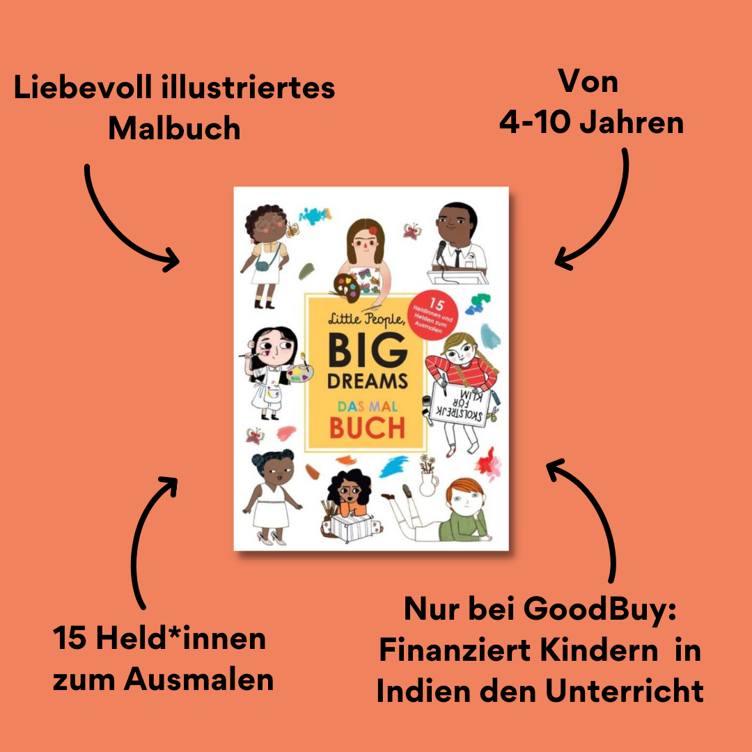 Little People Big Dreams Malbuch mit Impact