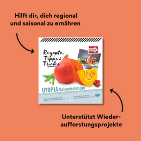 Utopia Wandkalender Cover, zusammengeklappt mit Impact