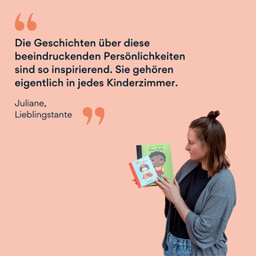 Bild von Juliane mit Little People, Big Dreams Büchern