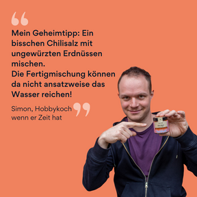 Bild von Simon mit Chili-Salz