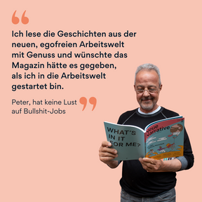 Bild von Peter mit Neue Narrative Magazin