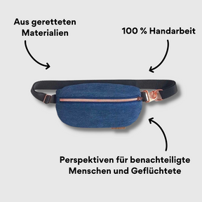 Bumbag Mittelblau mit Impact