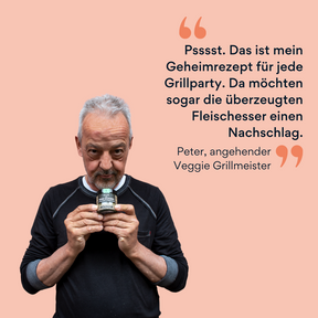 Bild von Peter mit BBQ Veggi