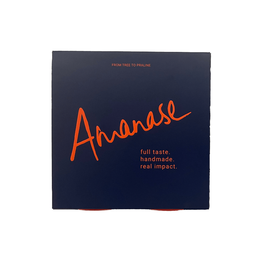 Amanase Pralinenbox 16 Stück Verpackung