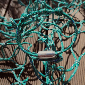 Armband Adriatic Sea – Größenverstellbar aus Fischernetzen